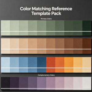 Color Matching Reference Template Pack