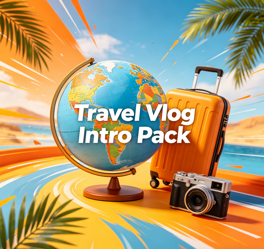 Travel Vlog Intro Pack