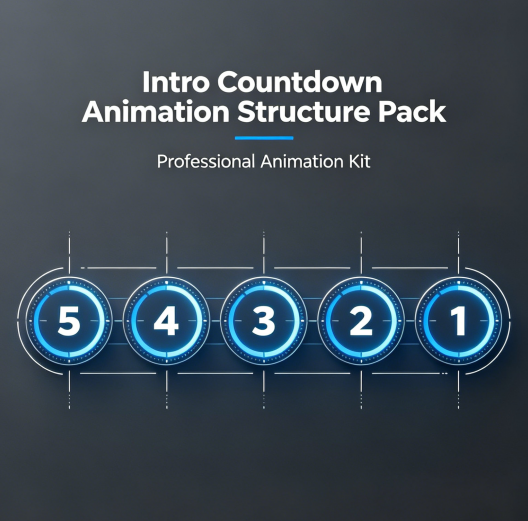 Intro Countdown Animation Structure Pack
