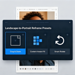 Landscape-to-Portrait Reframe Presets